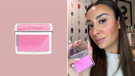 dior ph blush|dior blush with flushed cheeks.